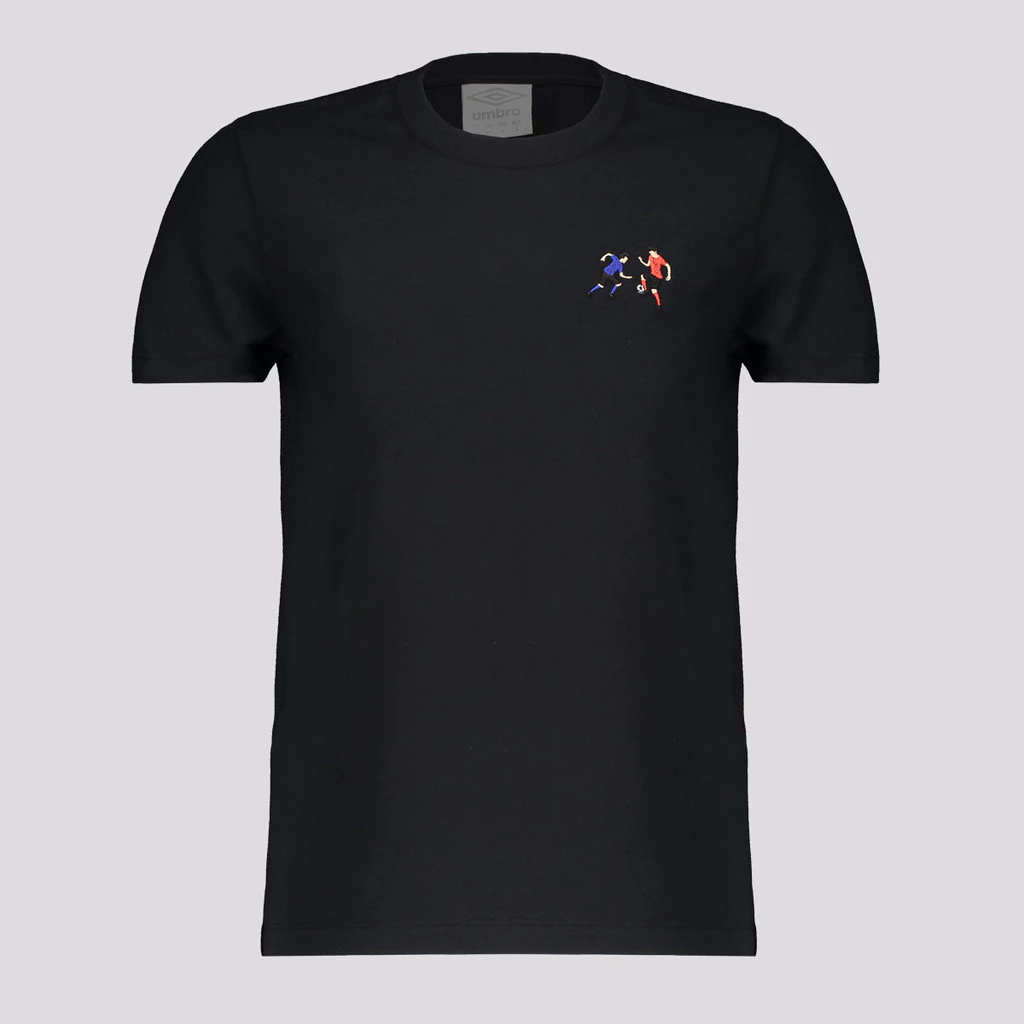 Camiseta Umbro Field Legend Juvenil Preta