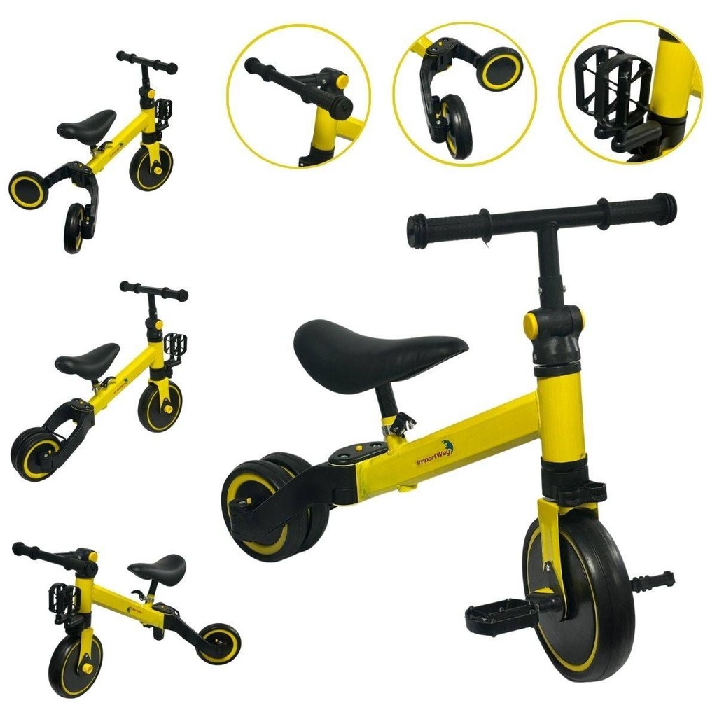 Bicicleta Equilíbrio Infantil 3 Em 1 Balance E Triciclo | Shopee Brasil