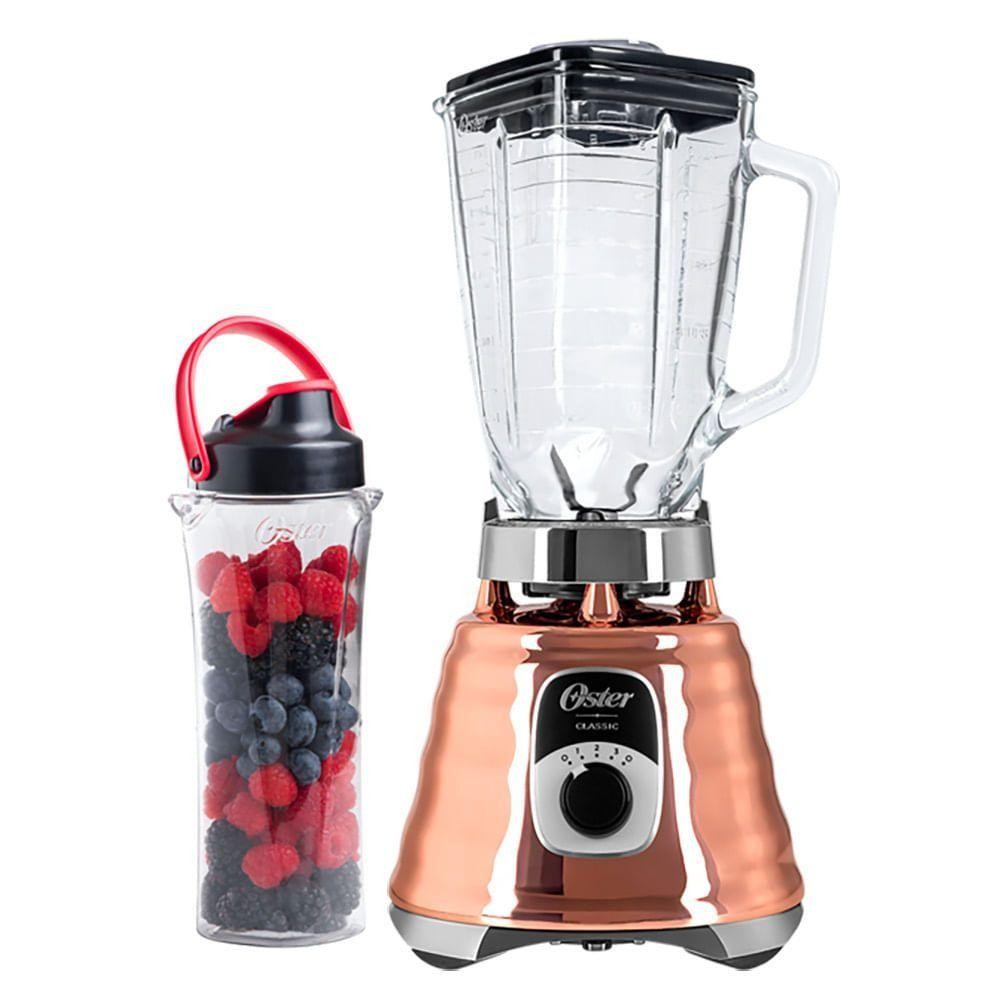 Kit Oster New Osterizer Liquidificador E Jarra Blend N Go Cobre 220V ...