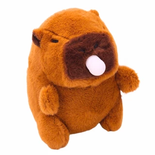 Chaveiro de Pelúcia Capivara com Bolha R3597 - BBR Toys