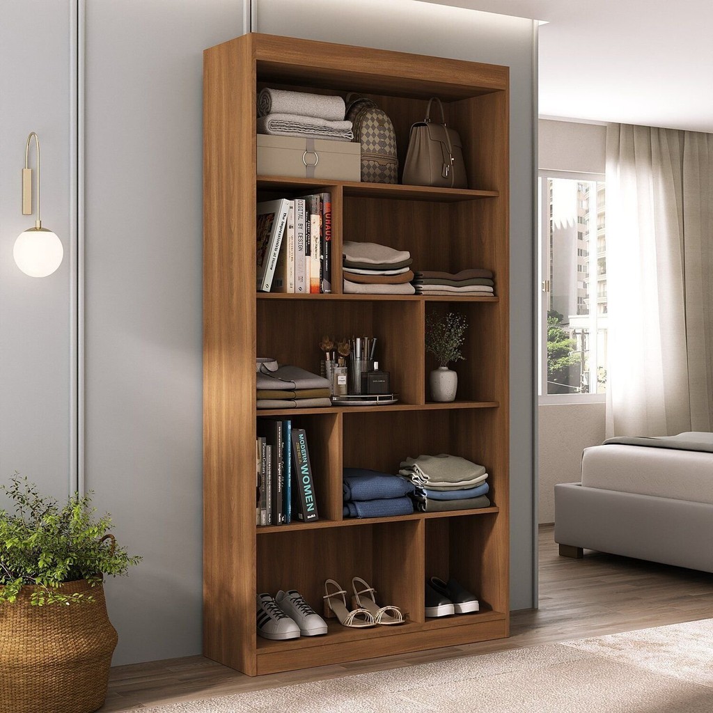 Estante para Quarto Livreiro Artemis Espresso Móveis | Shopee Brasil