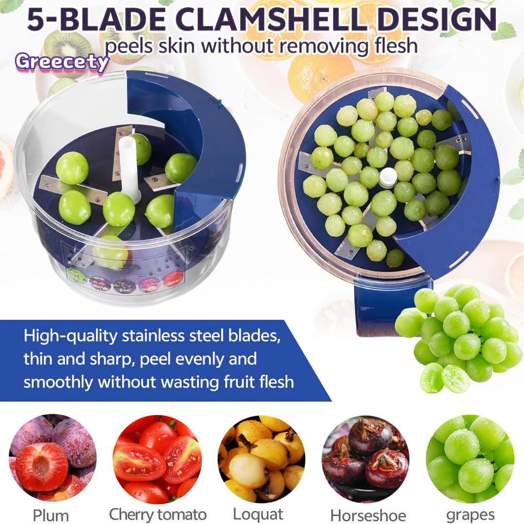 Fruit and Vegetable Peeler Kitchen Precision Electric Machine for Milk ...