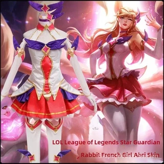 Lol herói estrela guardião magia menina Ali pele Csplay traje do jogo