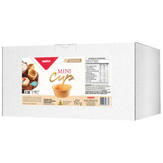 MINI CUP CASQUINHA PARA CANAPÉS E SOBREMESAS 150G COM 55 UND - MARVI