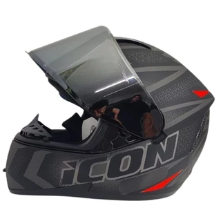 Kit Capacete Fechado Moto Peels Icon Fast Mais uma Viseira Metalizada Anti Risco