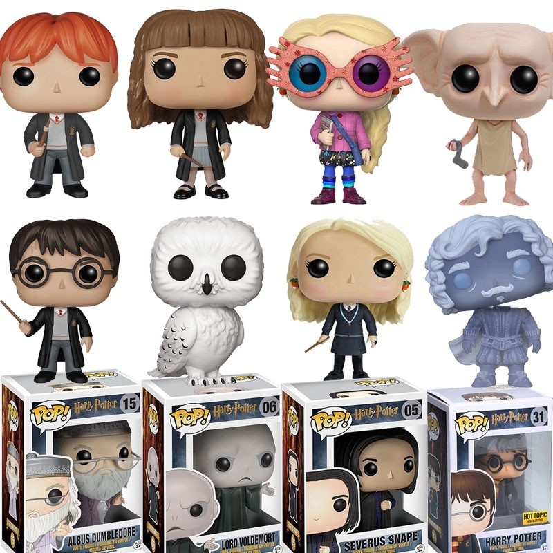 Funko Pop Harry Potter / Lunagood / Lord Voldemort Quidditch - Brinquedos De Vinil Modelo Figura De Ação Bonecas