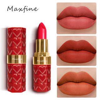 18 Cores Baton Matte Matte Baton Matte Lipstick Copo antiaderente de longa duração Não Desbotado