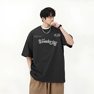 Camiseta Oversized Algodão Camisa Estilo Com Qualidade Moda 2024 Novidade ALGODÃO Moda Rua unisex envio imediato 24h