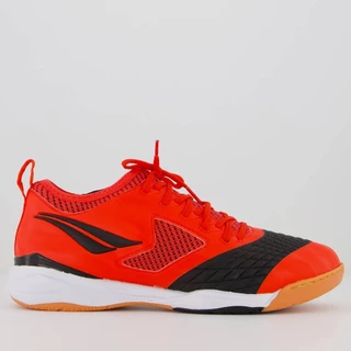 Chuteira Penalty Max 1000 Ecoknit Futsal Vermelha e Preta