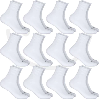 Kit Com 12 Pares de Meias Cano Longo Unissex Elastano Hoahi