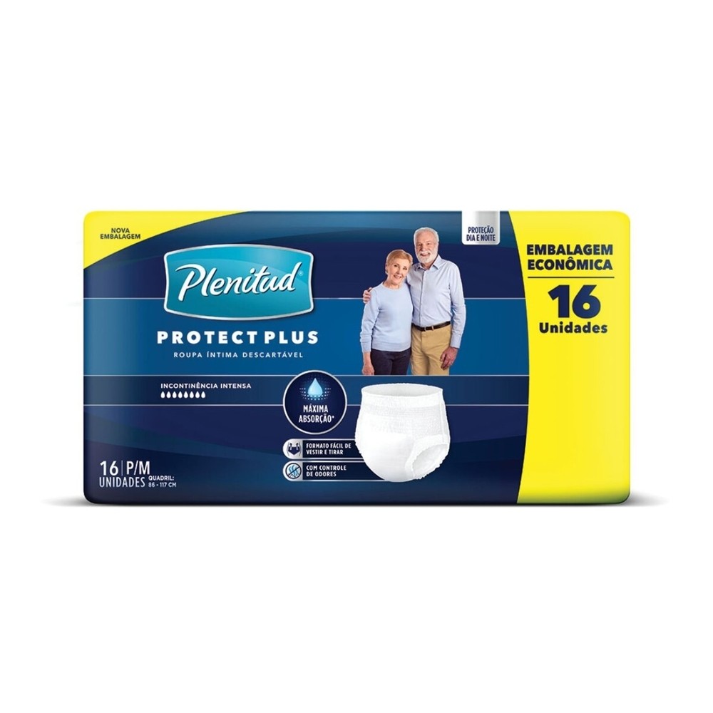 Roupa Intima Plenitud Protect Plus P/M 16 Unidades