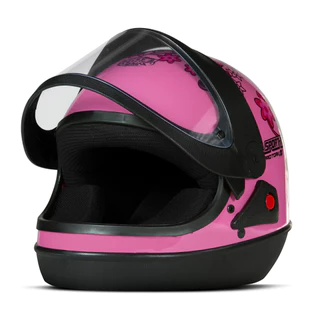 Capacete Moto Integral Fechado Pro Tork Sport Moto For Girls Feminino Automatico