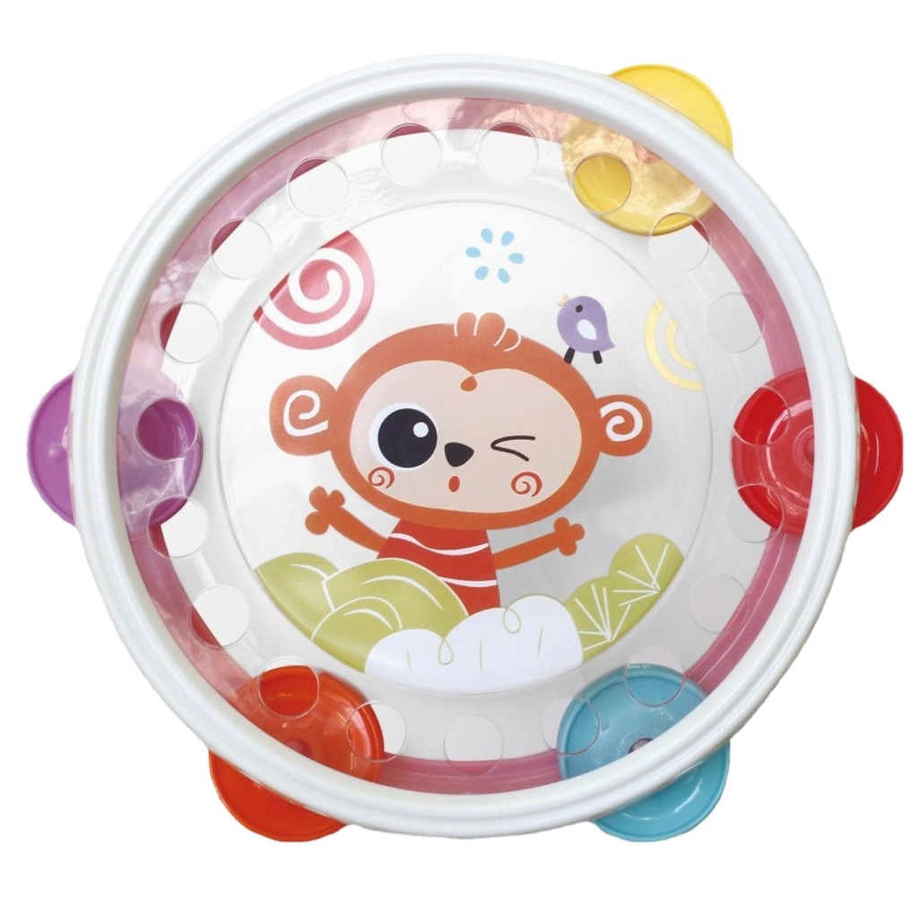 pandeiro musical para bebê brinquedo infantil colorido | Shopee Brasil