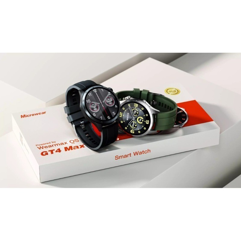 Smartwatch GT4 MAX Relógio Inteligente Redondo Chamada Bluetooth Reconhece Gestos AI CHAT GPT