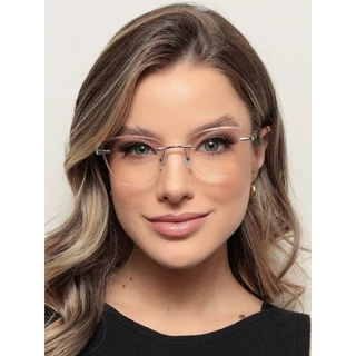 1104 ARMACAO DE OCULOS FEMININO SEM ARO GATINHA OVAL LANCAMENTO LUXO