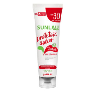 Protetor Solar Fps 30 120G Com Repelente Sunlau