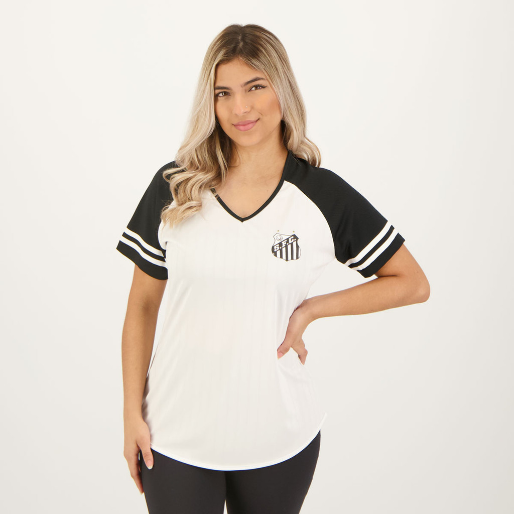 Camisa Santos Math Feminina Branca