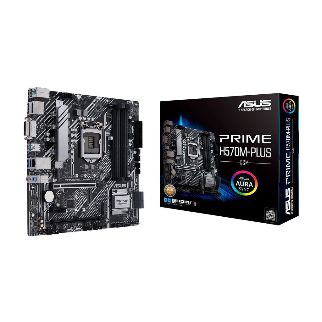 ASUS PRIME H570M-PLUS/CSM LGA 1200 Intel H570 SATA 6Gb/s Micro ATX