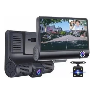 Camera Veicular Automotiva Gravação Full Hd Frontal Ré Lcd 4 em Oferta na Shopee