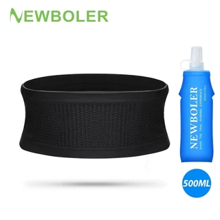 NEWBOLER Cinto De Corrida Ao Ar Livre Com Garrafa De Água Macia Bolsa De Cintura Feminina Masculina Fitness Montanhismo