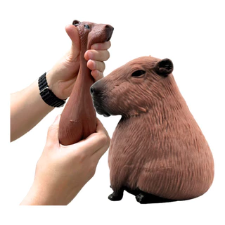 Capivara Estica Divertida Antiestresse Squishy Flexível Toys Brinquedos Fidget Toy