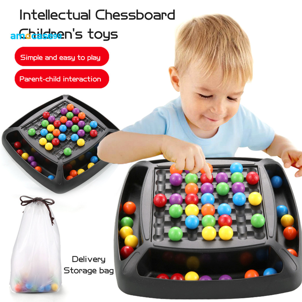 Gioco Da Tavolo Elimination Board Game: Gioco Logico Con Palline Arcobaleno Per Bambini E Adulti - 3