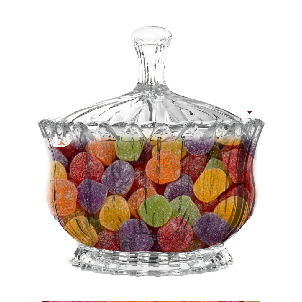 Pote De Vidro Para Balas Doces Potiche Bomboniere Baleiro | Shopee Brasil
