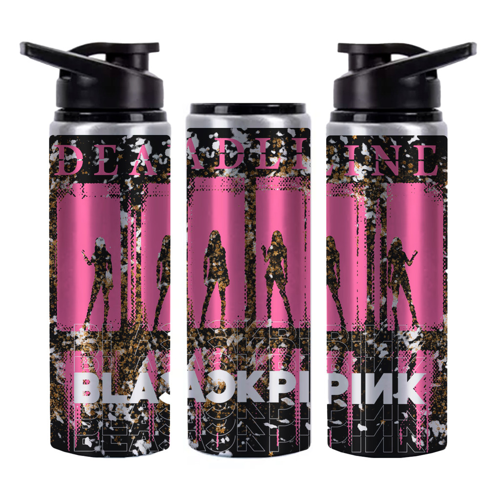 BLACKPINK ボトル Squeeze BlackPink Deadline Tour Alumínio Brilhante 750mL | Shopee