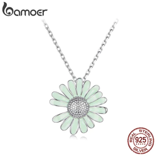 Colar De Prata Esterlina 925 Bamoer Margarida Joias De Outono Presentes Para Mulheres em Oferta na Shopee