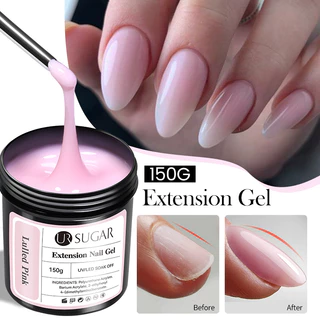 UR SUGAR 150g Gel de Extensão de Unhas Branco Leitoso Nude Rosa Construção Rápida Géis UV Duros Auto-Nivelantes em Oferta na Shopee
