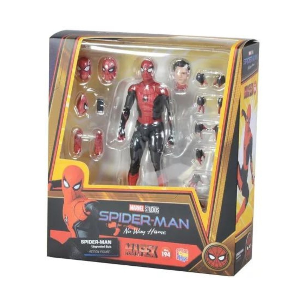 Boneco MAFEX No.194 SPIDER-MAN Upgraded Suit (NO WAY HOME Boneco MAFEX No.194 SPIDER-MAN Upgraded Suit (NO WAY HOME