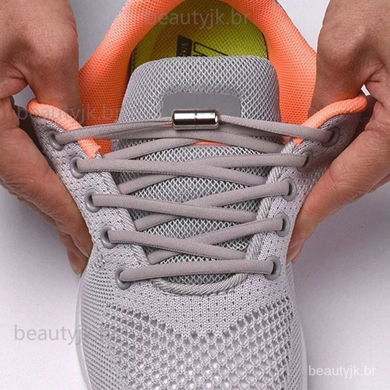 1 Par De Sapatos Elásticos Preguiçosos Mágicos Sem Rendas E Fivelas De metal Tênis Neutro Para Crianças Adultos De Futebol