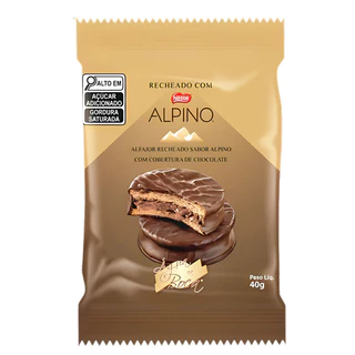 DISPLAY ALFAJOR ALPINO AGUA NA BOCA 18X40G