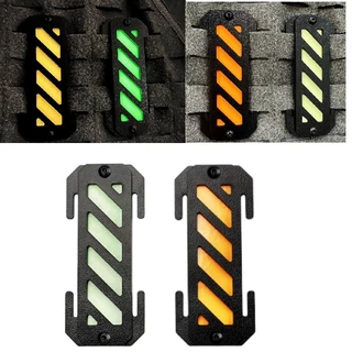 LUC Molle Tiras De Identificação Equipamentos Ao Ar Livre Mochila Acessórios Placa Absorvente De Luz Luminosas Para Logotipos Luminosos Noturnos