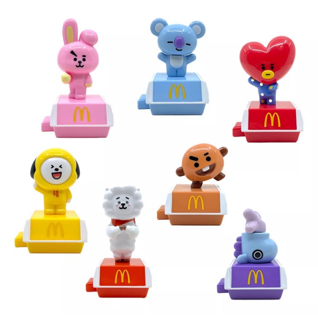 Bonecos Coleção BT21 K-Pop BTS McDonald's - Novo Lacrado | Shopee Brasil