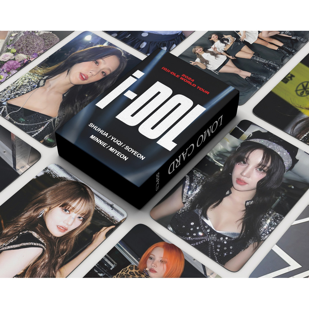 55 Unidades (G) I-DLE DOL Lomo Cards neverland Klaxon SWAY 2o