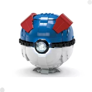 Blocos De Montar Super Pokebola Com Luz HMW04 - Mattel