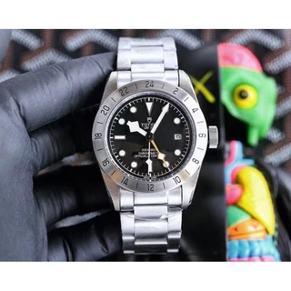 Tudor Black Bay 42MM Relógio Masculino Clássico Moda Nobre Mostrador Preto , Pulseira De Aço Inoxidável Bw2 Tendência Durável Mecânico Automático