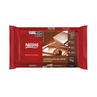 Cobertura Nestlé Chocolate Ao Leite Barra 1kg em Oferta na Shopee