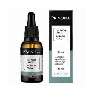 Serum 10%  Acido Latico + 5%  Acido Kojiko Principia Skincare Al-10 Com 30Ml - em Oferta na Shopee
