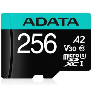 Cartão De Memória Adata Premier Pro MicroSDXC/SDHC UHS-I, 256GB, Classe 10, Com Adaptador, AUSDX256GUI3V30SA2-RA1 em Oferta na Shopee
