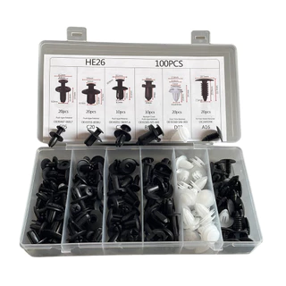Kit 100 Presilha De Fixação Parachoque Parabarro ++-Makeupnails++