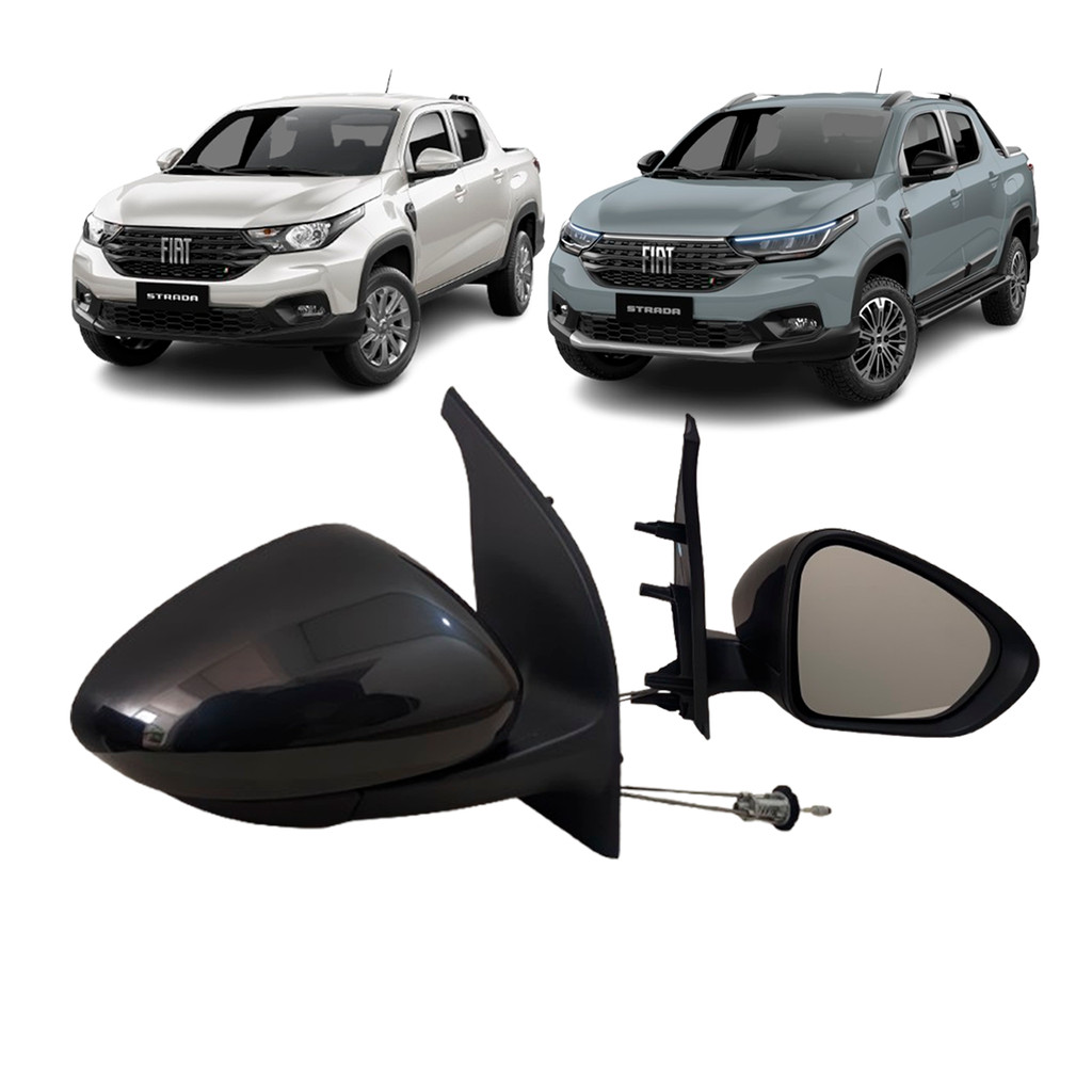 Retrovisor Direito Fiat Strada 2020 2021 2022 2023 2024 2025 | Shopee ...
