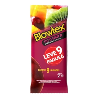 Preservativo Blowtex Leve 9 Pague 6 Tutti Frutti Especial em Oferta na Shopee