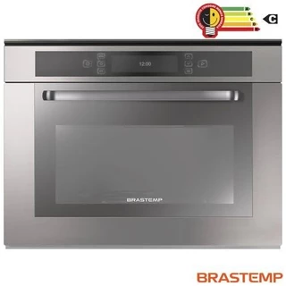 Micro-ondas de Embutir Brastemp com 40 Litros de Capacidade e Grill Inox - BMO40AR em Oferta na Shopee