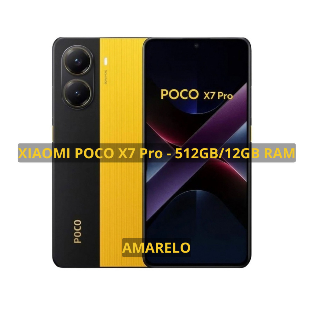 Xiaomi Poco X7 Pro 5G 512GB 12GB RAM, Processador Dimensity Ultra