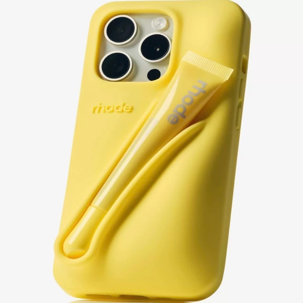 Capa De Telefone Rhode Amarelo Limão Compatível Com iPhone