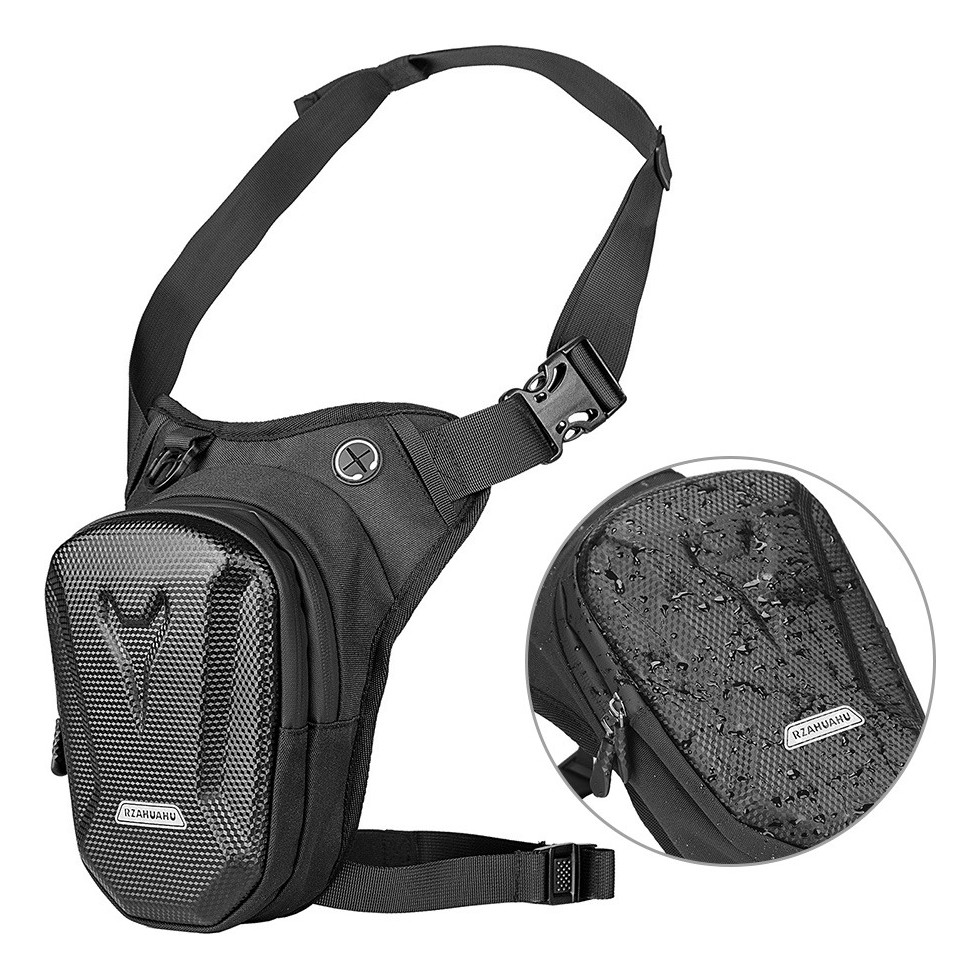 Bolsa De Perna Para Motocicleta Viagem Tática À Prova D'água Multifuncional