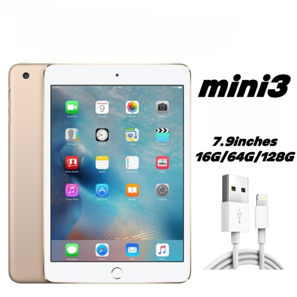 Mini 3 (16G/64G/128G) Tablet Desbloqueado WiFi De Núcleo Duplo De 7.9 Polegadas Usado 90 % Novo