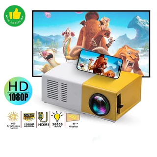 Super claro projetor sala home projetor home theater pequeno dormitório portátil estudante Led 1080p 600 lumens Hdmi YG300 entrega imediata